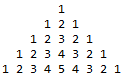 pyramid number pattern