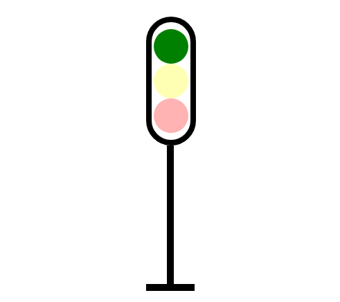 traffic signal lights using settimeout javascript