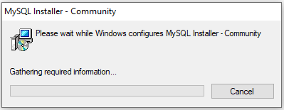 Mysql installer - community