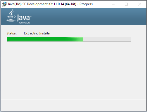 JDK 11 start installation process on Windows 10