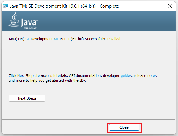 Download JDK 19 | Install JDK 19 on Windows 11