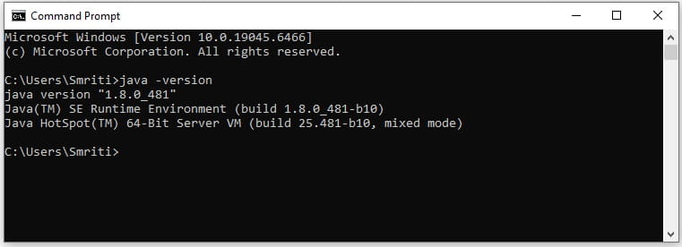 JDK 8 verify the successful installation Java 8 latest update successful installation verify on windows