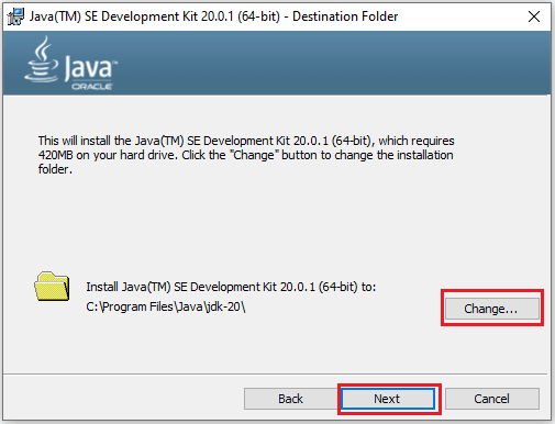 Download JDK 20 for Windows and Install