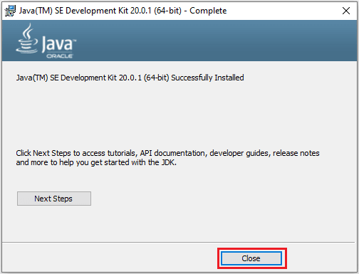 Download JDK 20 for Windows 10 and Install