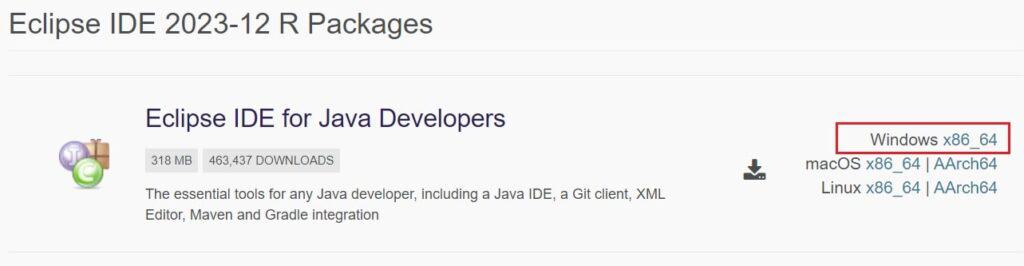 install Eclipse IDE using a zip for windows 11 64 bit