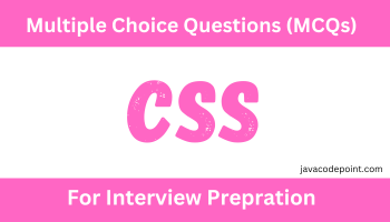 CSS MCQs for interview