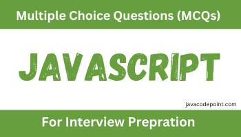 Javascript MCQs for interview