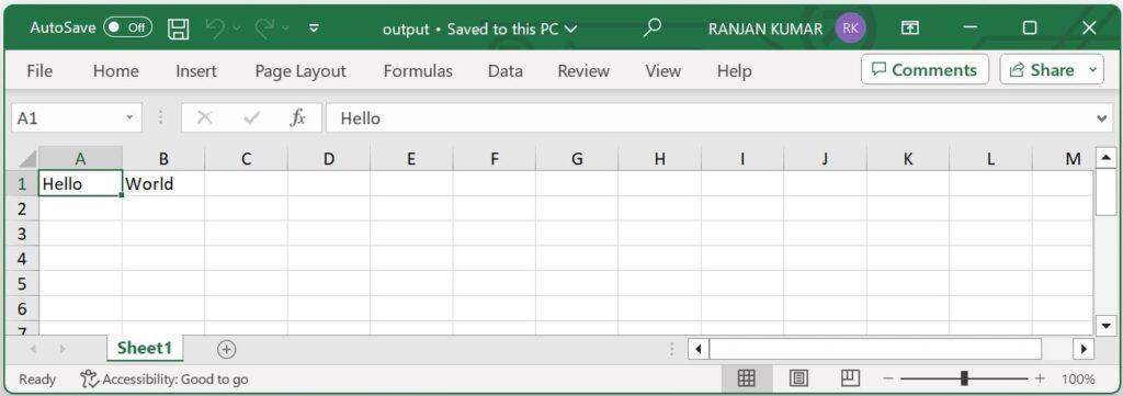 Create cells in Excel Files in Java using Apache POI