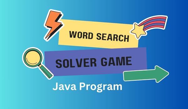 Word Search Solver Game in Java