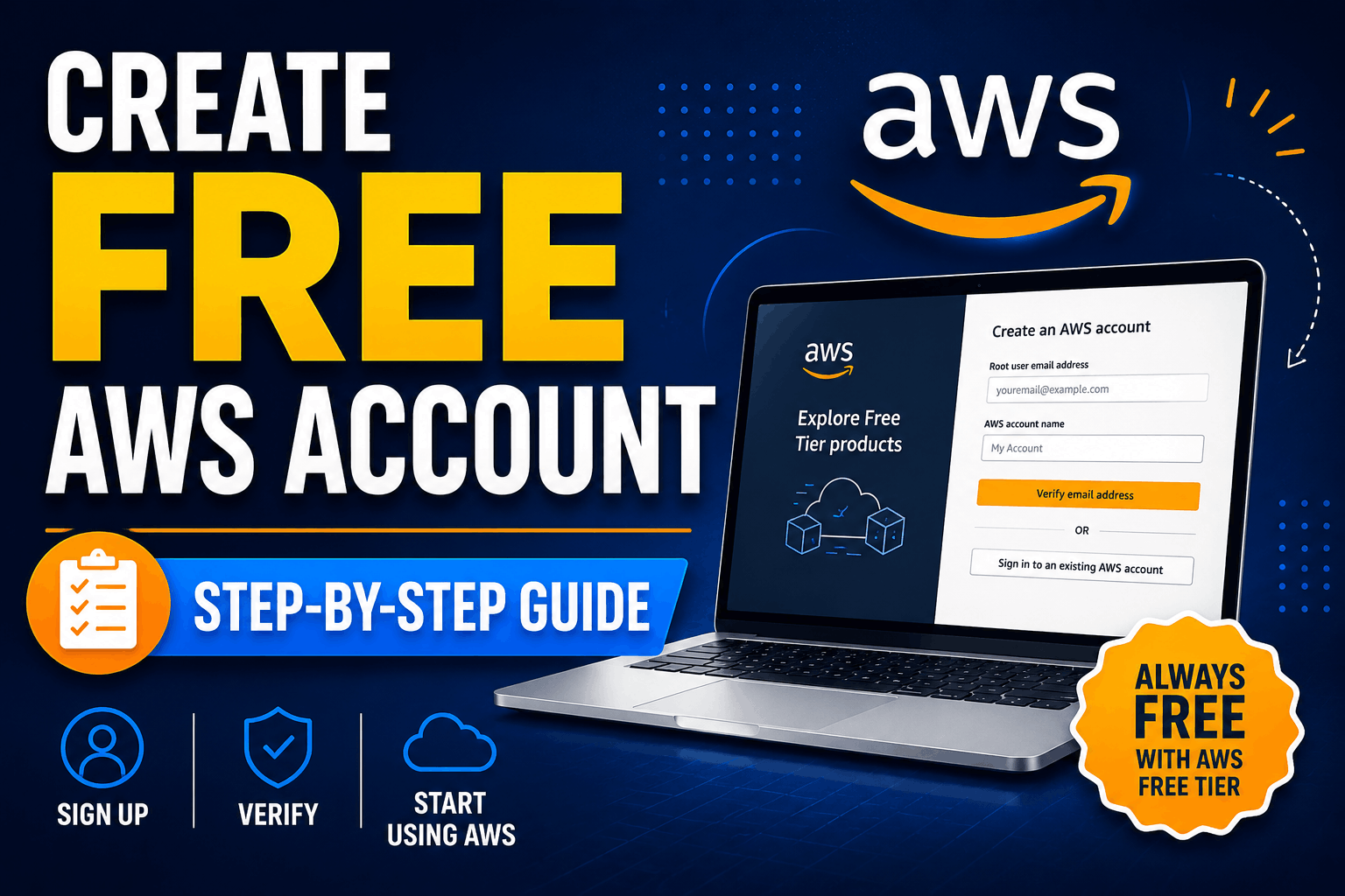 Create a Free AWS Account Step-by-Step Guide