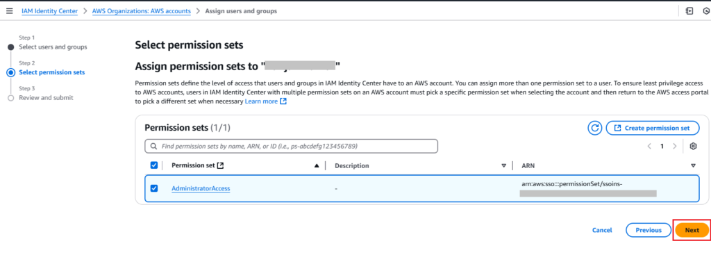 Creating an AWS Administrative User: Step-by-Step 15 aws iam identity center aws account step 2 min