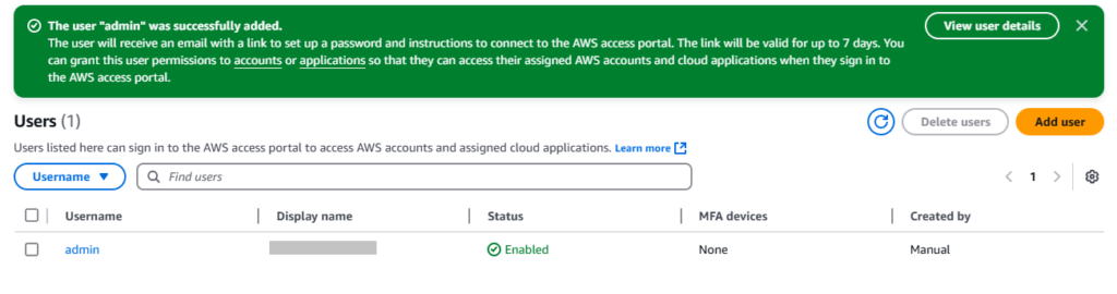 Creating an AWS Administrative User: Step-by-Step 7 Creating an AWS Administrative User