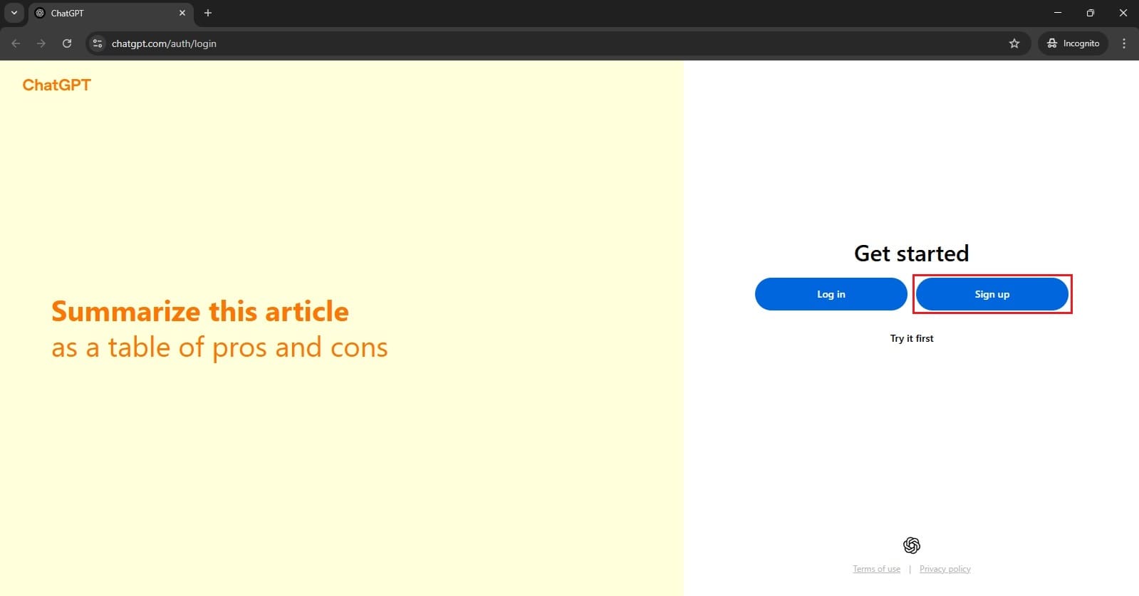 How to Set Up a ChatGPT Account: Step-by-Step Guide - Javacodepoint image.
