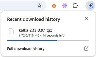 Apache Kafka Installation on Windows with Zookeeper — Create Topics & Run CLI Commands 3 download Apache Kafka and install
