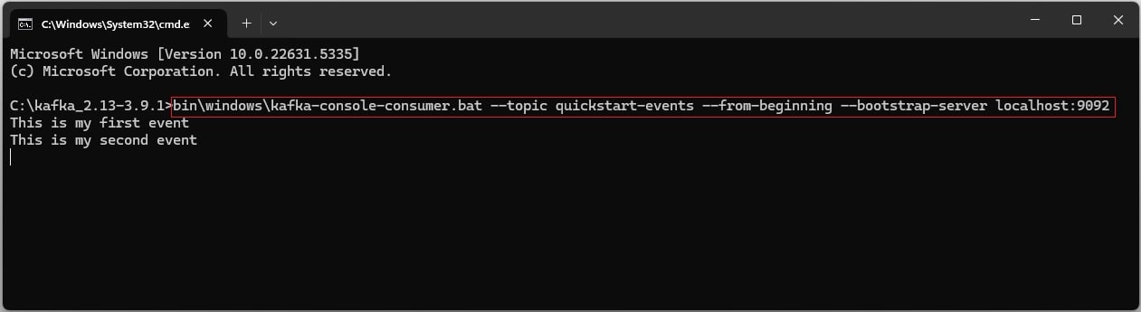 Apache Kafka Installation on Windows with Zookeeper — Create Topics & Run CLI Commands 10 consume Messages from the Topic