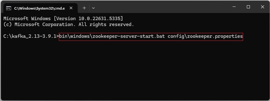 Apache Kafka Installation on Windows with Zookeeper — Create Topics & Run CLI Commands 6 start zookeeper server