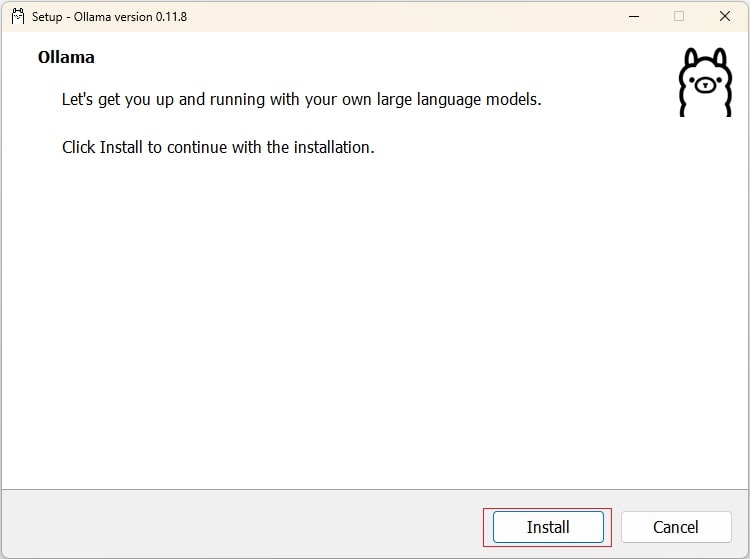 install ollama on windows step-1