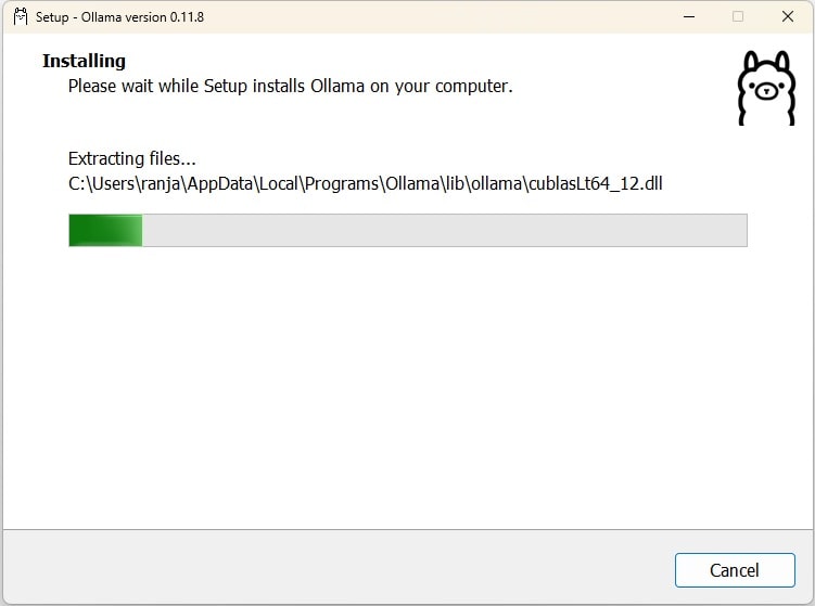 install ollama on windows step-2