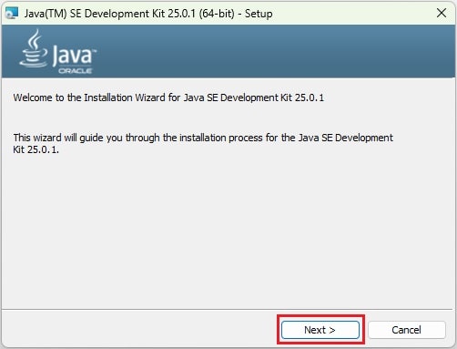 Install JDK 25 on Windows 11 Install JDK 25 on Windows 11
