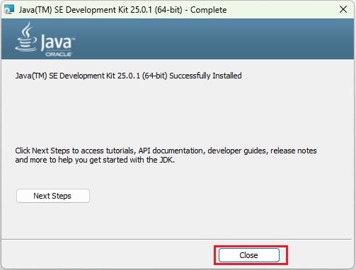 Install JDK 25 on Windows 11 Install JDK 25 on Windows 11