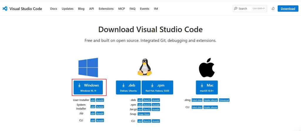 download visual studio code for windows