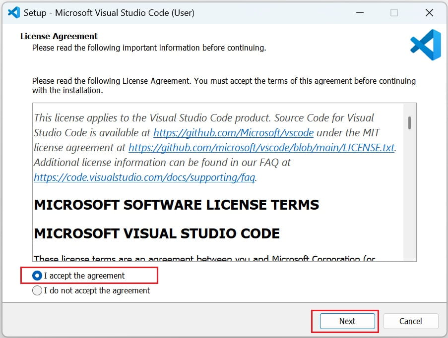visual studio code installation on windows step-1