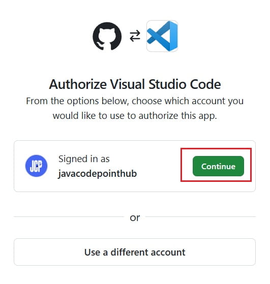 Authorize vs code