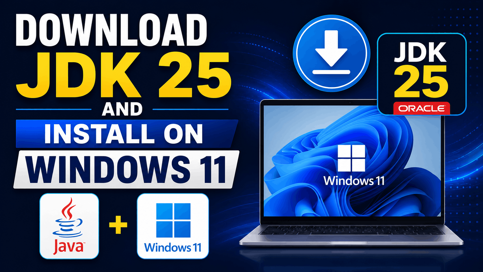 Download and Install JDK 25 on Windows 11
