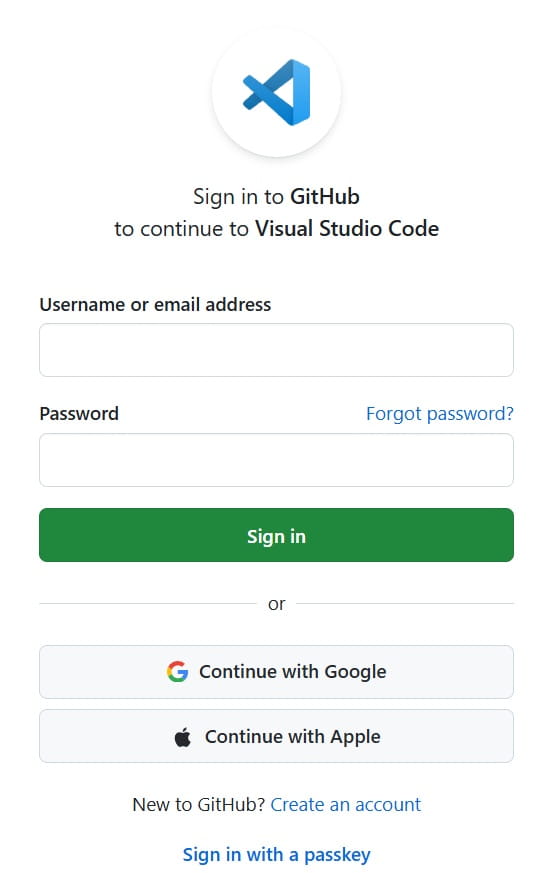 sign in to github account