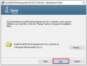 Download JDK 25 and Install on Windows 10 - Javacodepoint
